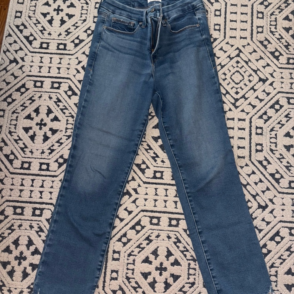 Good American jeans Good Legs Straight Size 8 / 29 Like NEW